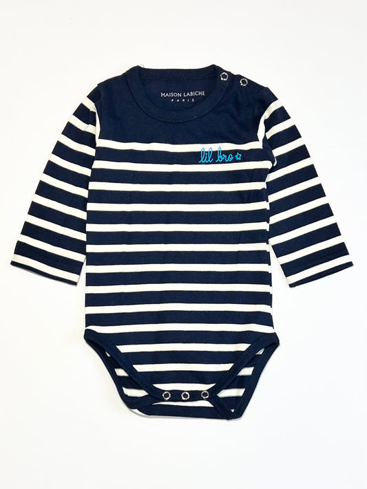 Lil bro striped bodysuit - Size 1
