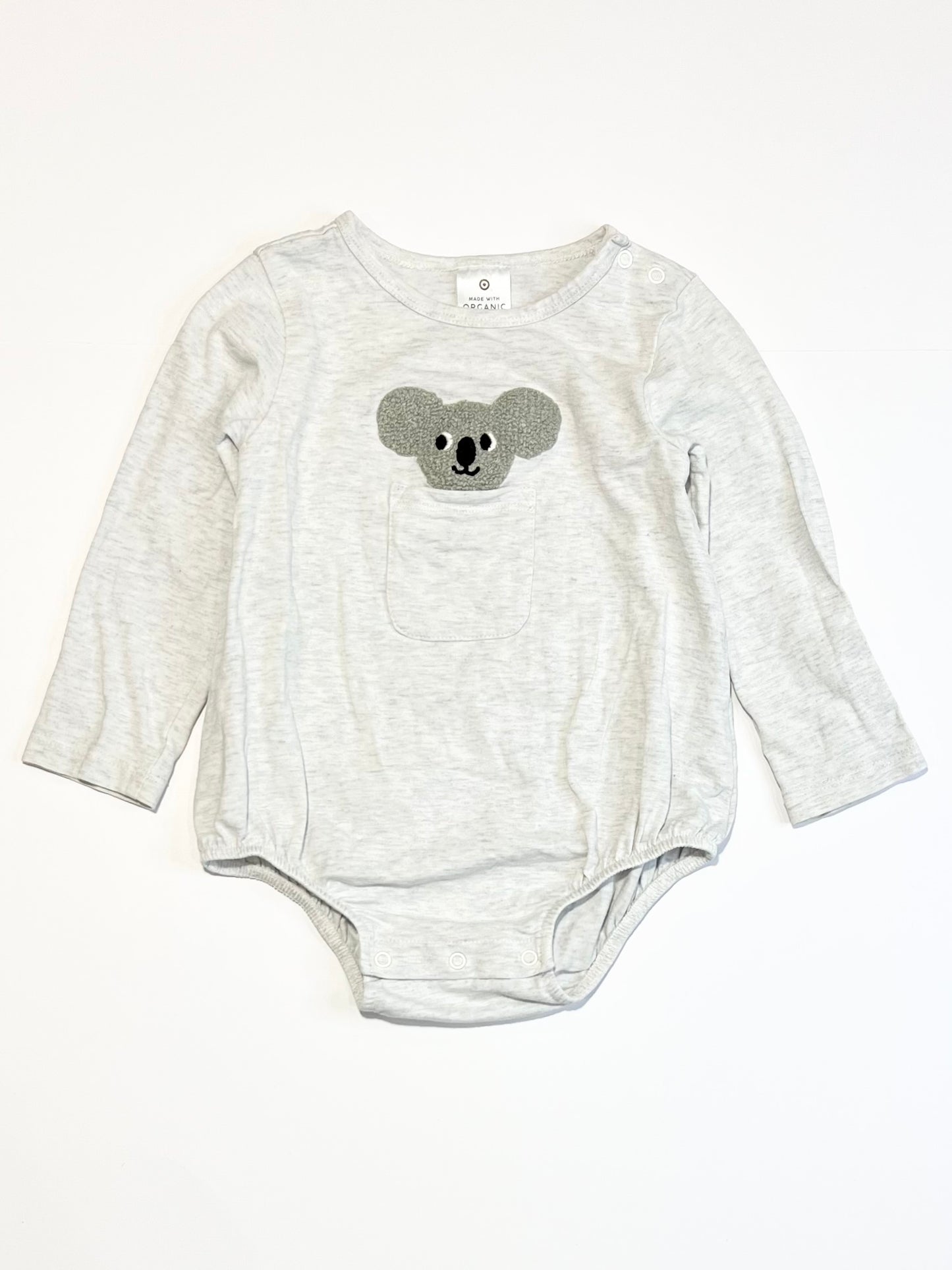 Grey koala bodysuit - Size 1
