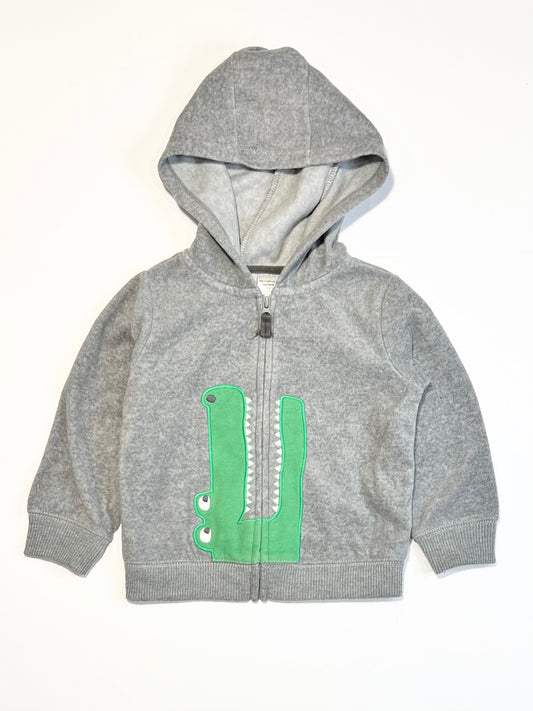Fleece zip hoodie - Size 1