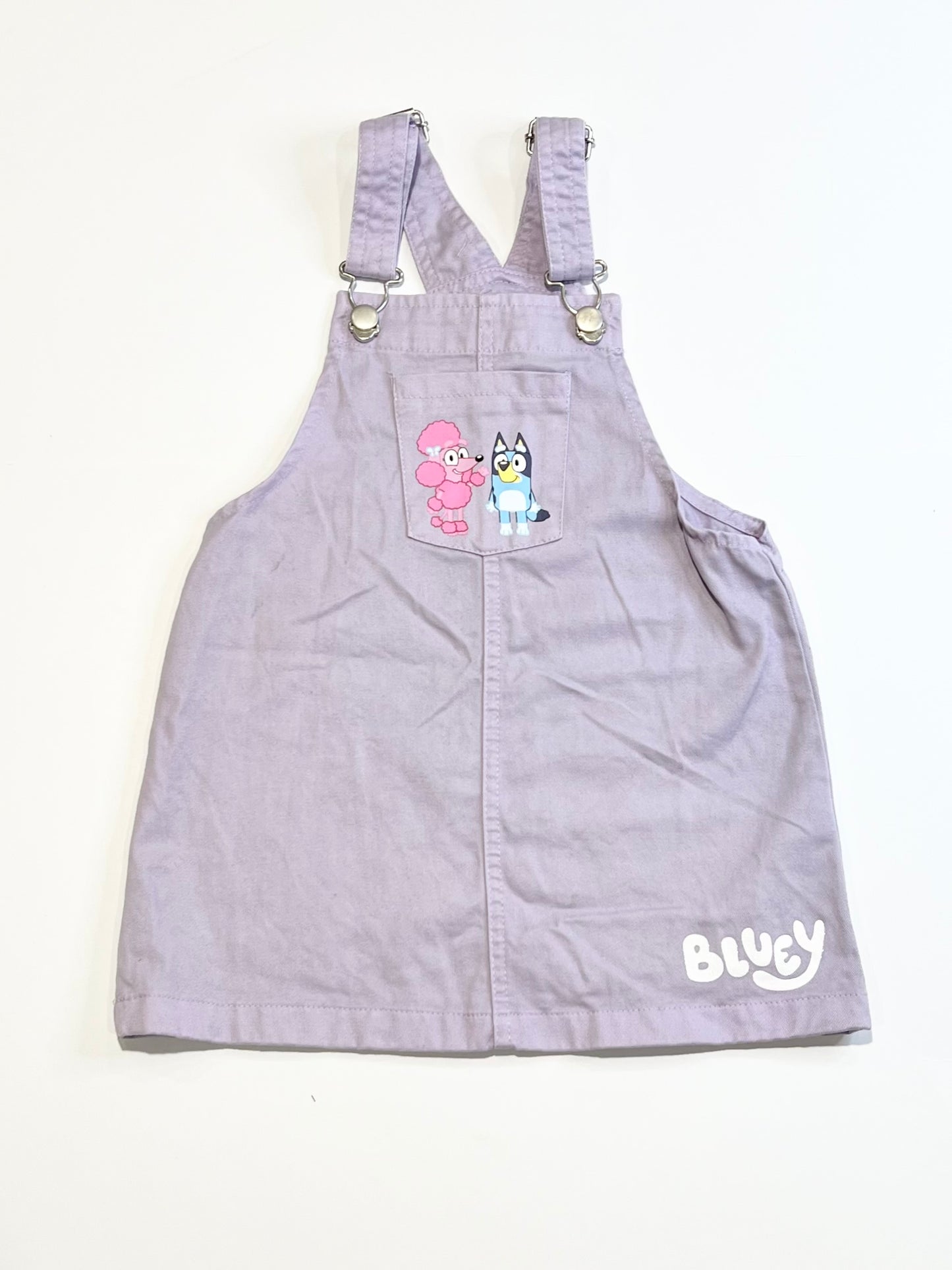 Purple pinafore - Size 3