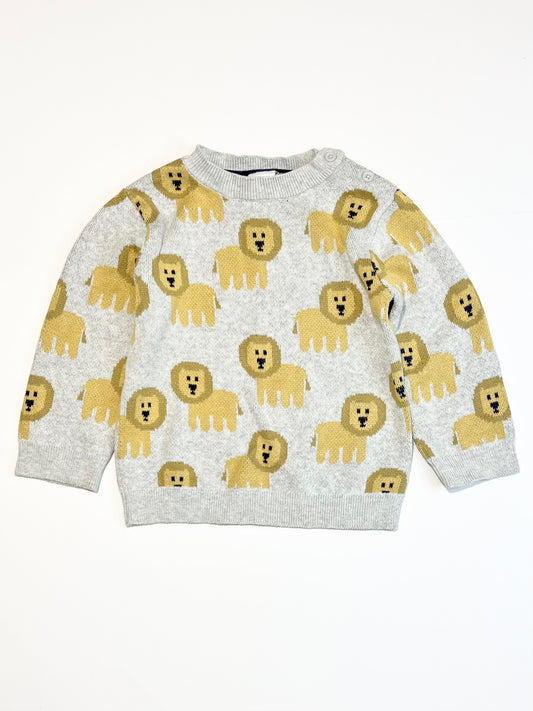 Lions knit jumper - Size 1