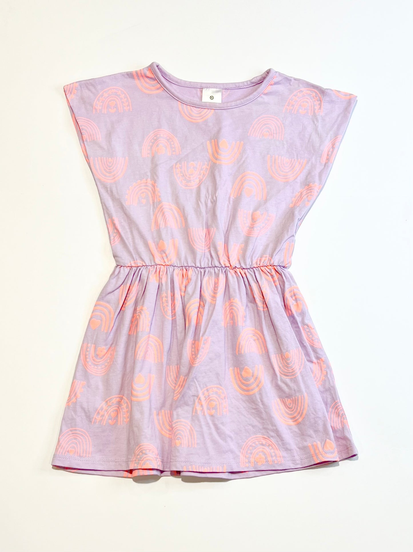 Rainbows jersey dress - Size 3
