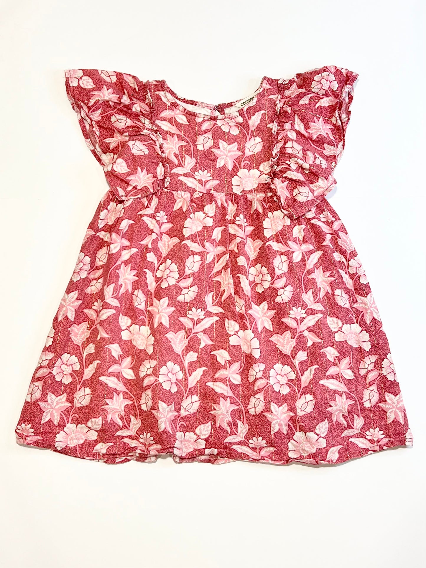 Floral flutter dress - Size 3