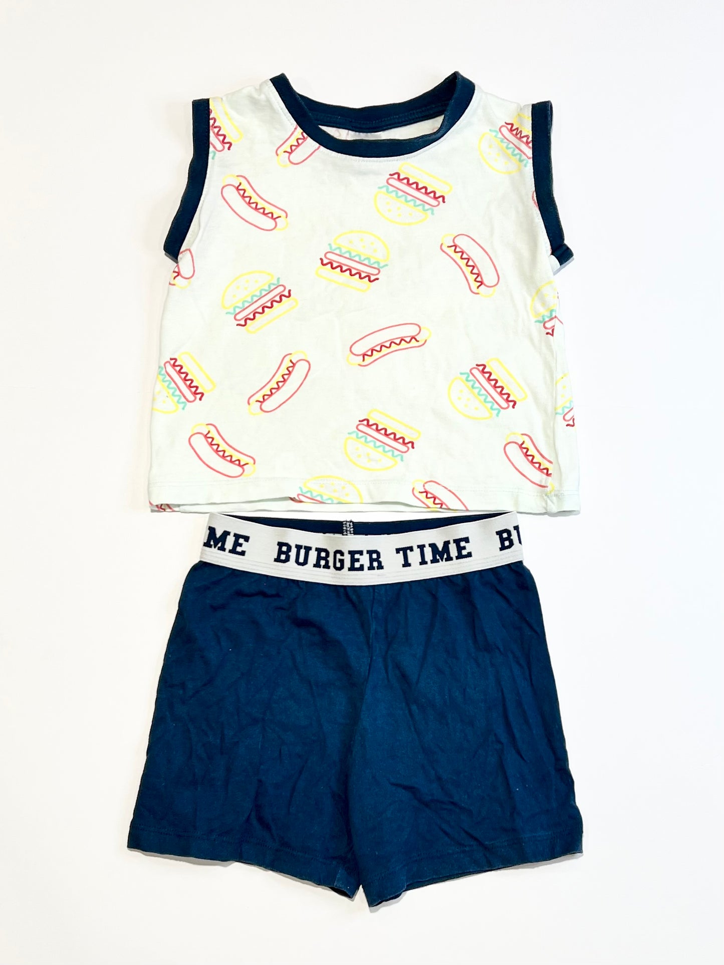 Burger time pyjamas - Size 2