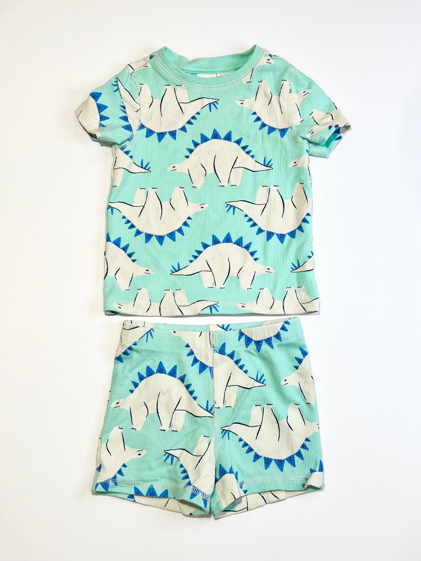 Waffle steggy pyjamas - Size 2
