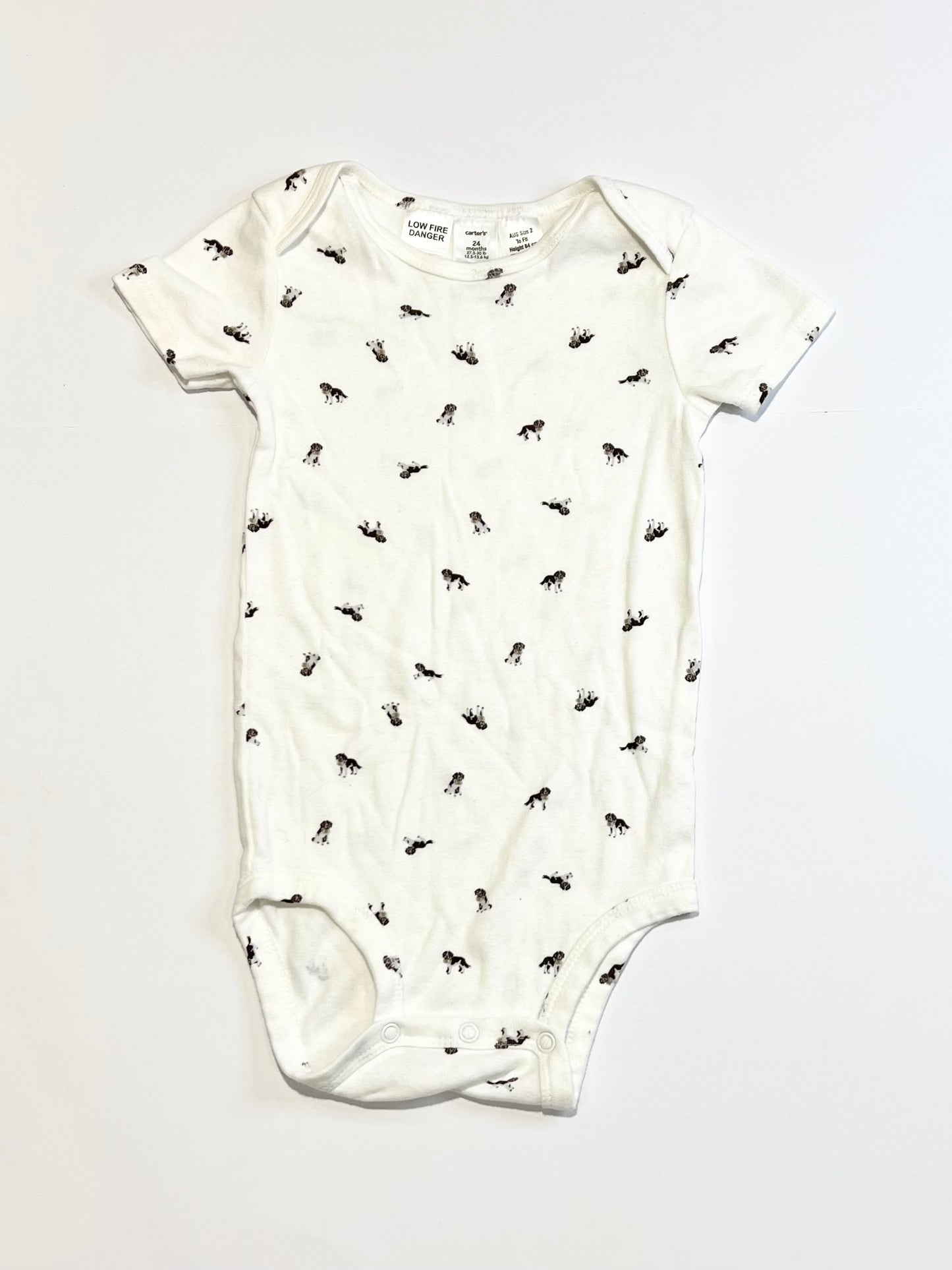 Ribbed dogs bodysuit - Size 2
