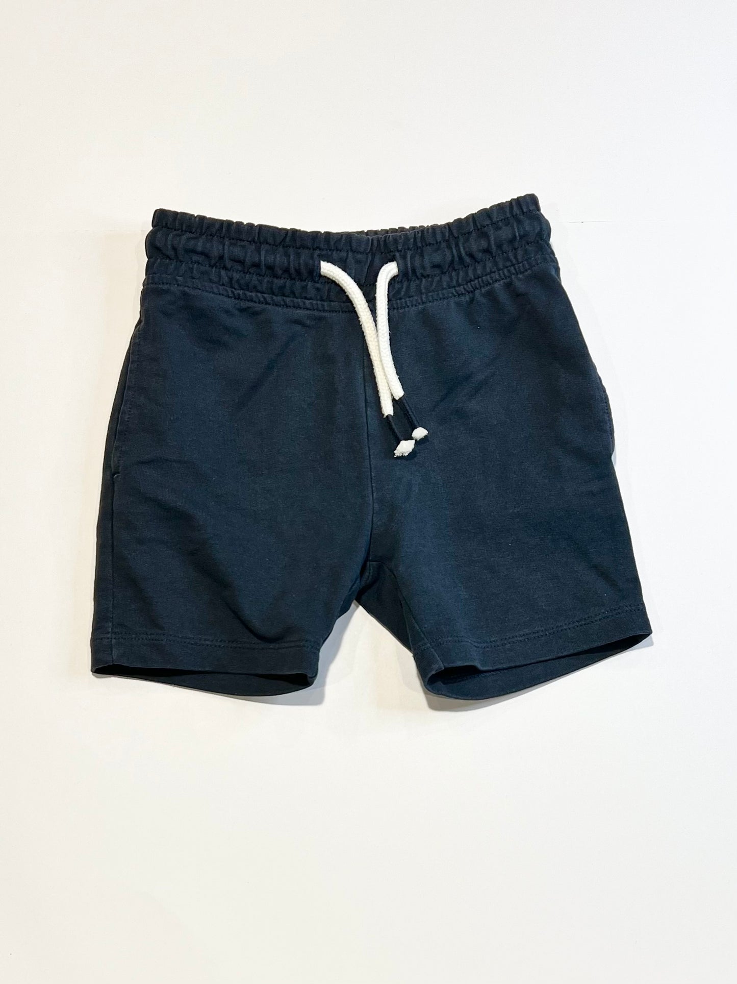 Navy jersey shorts - Size 2-3