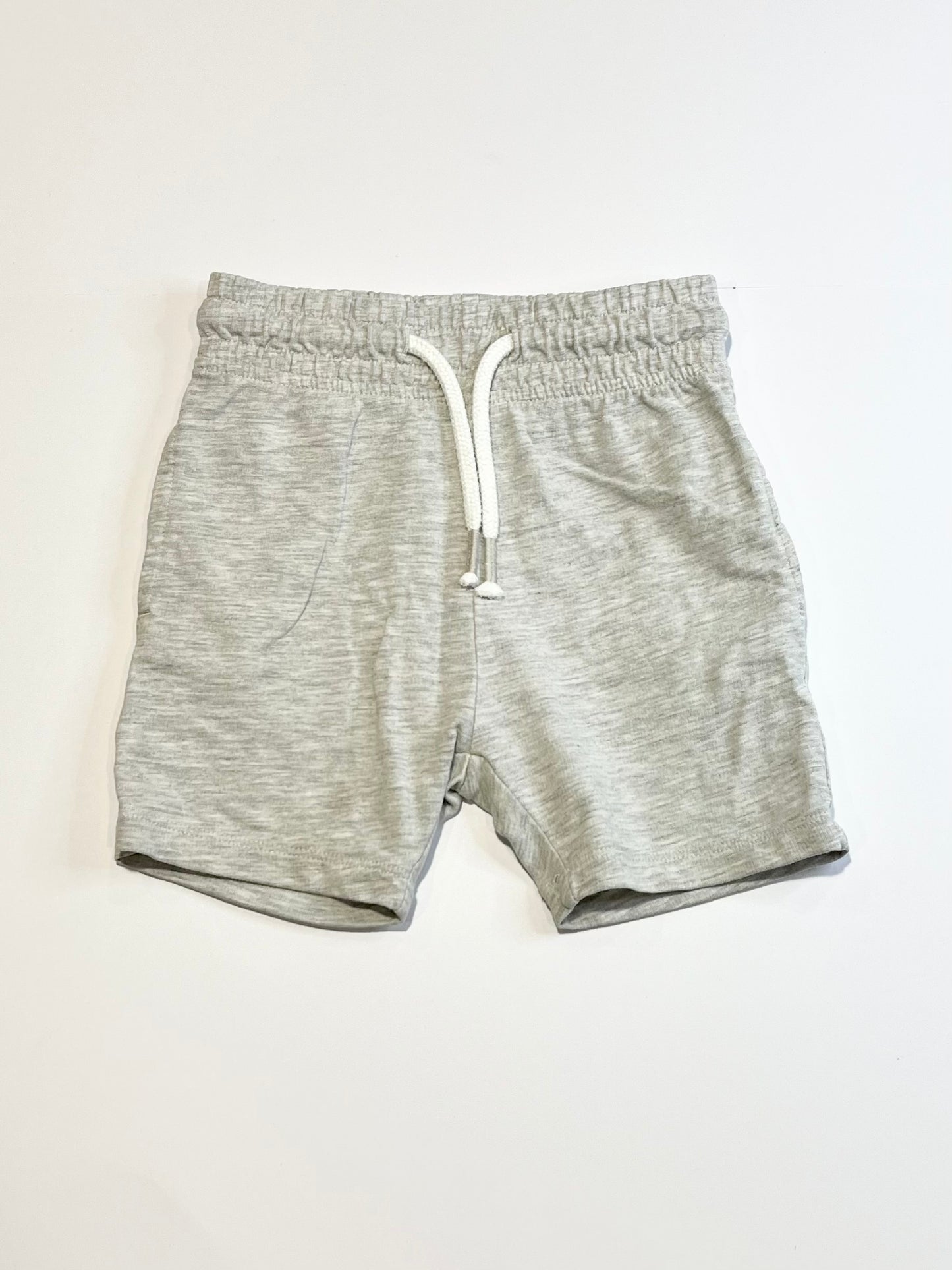 Grey jersey shorts - Size 2-3