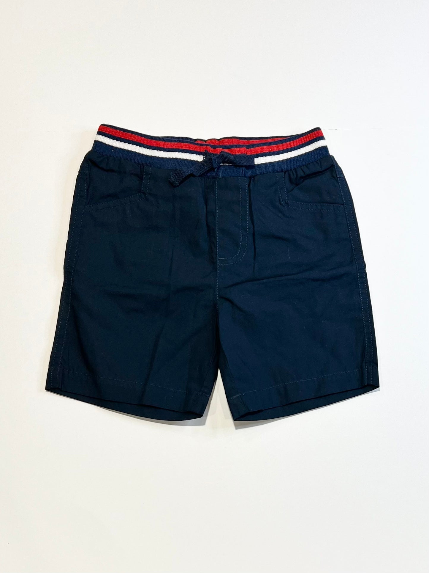 Navy cotton shorts - Size 2