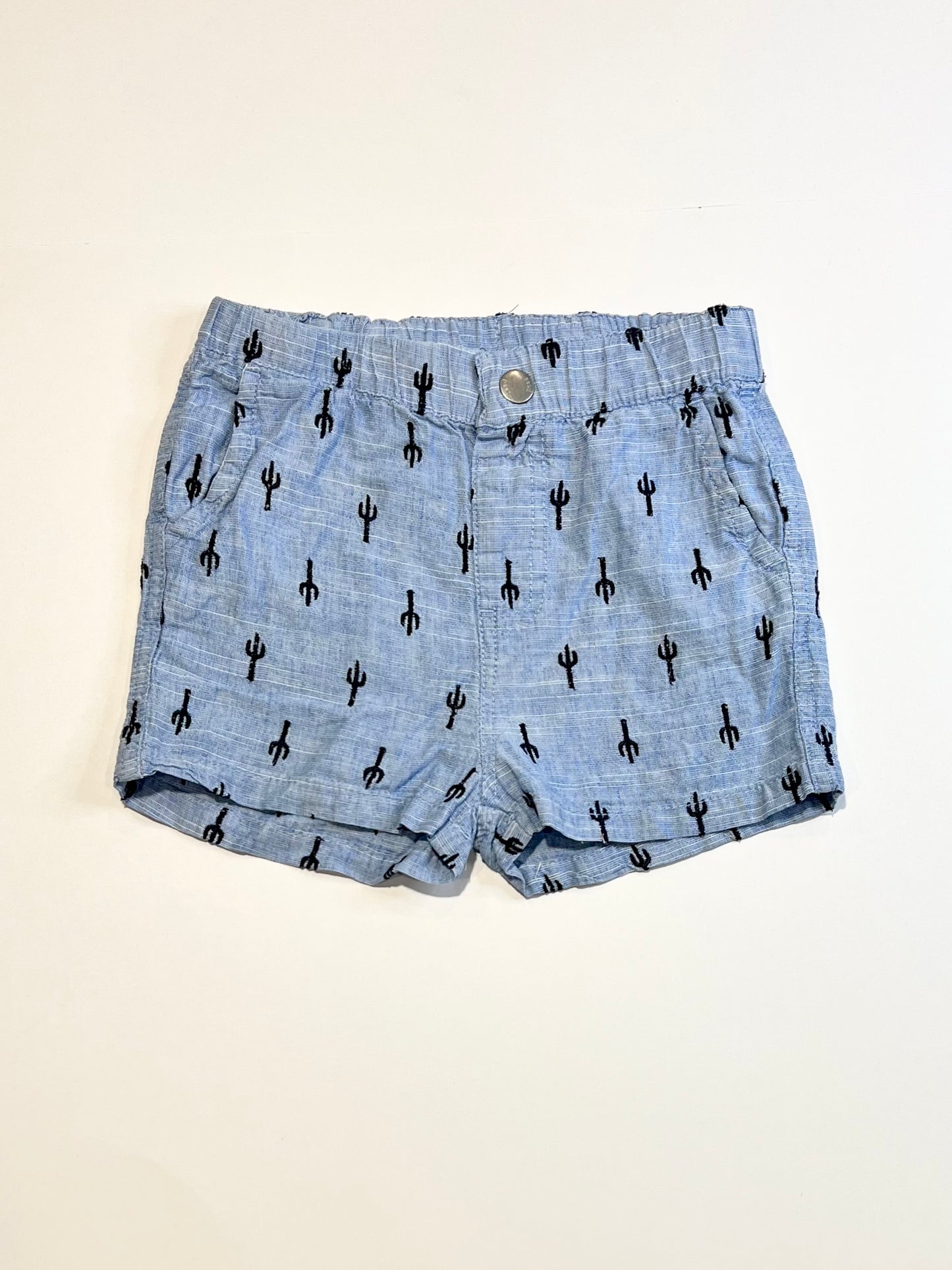 Embroidered cactus shorts - Size 2