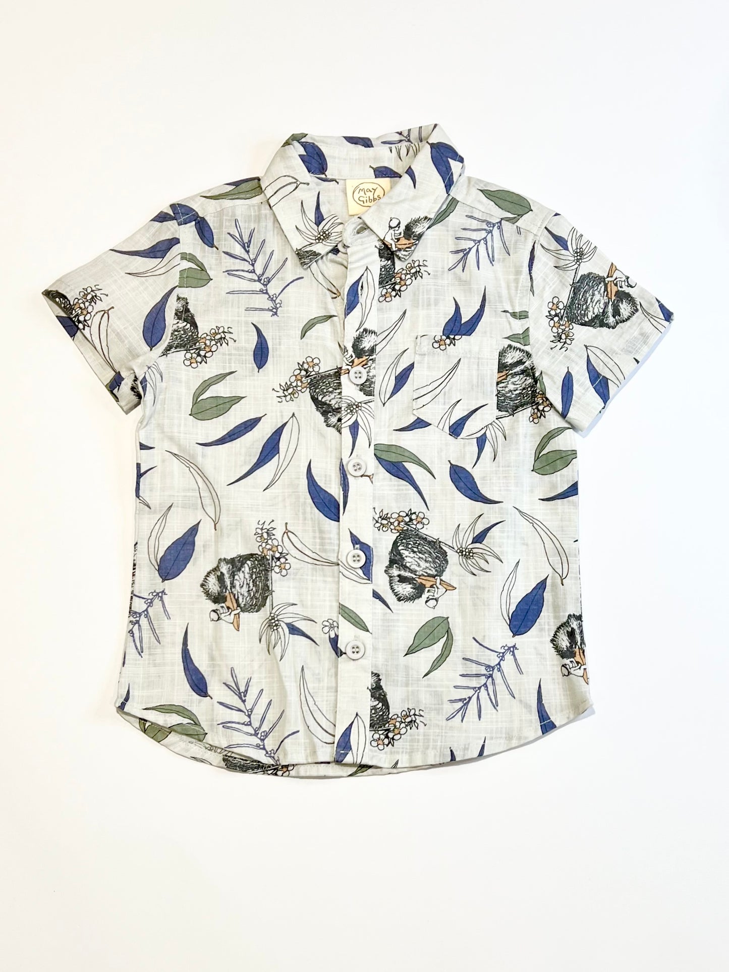 Woven characters shirt - Size 2