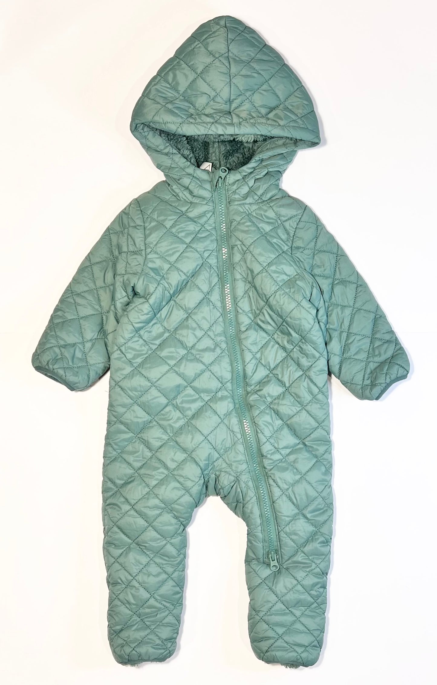 Green quilted coverall - Size 0