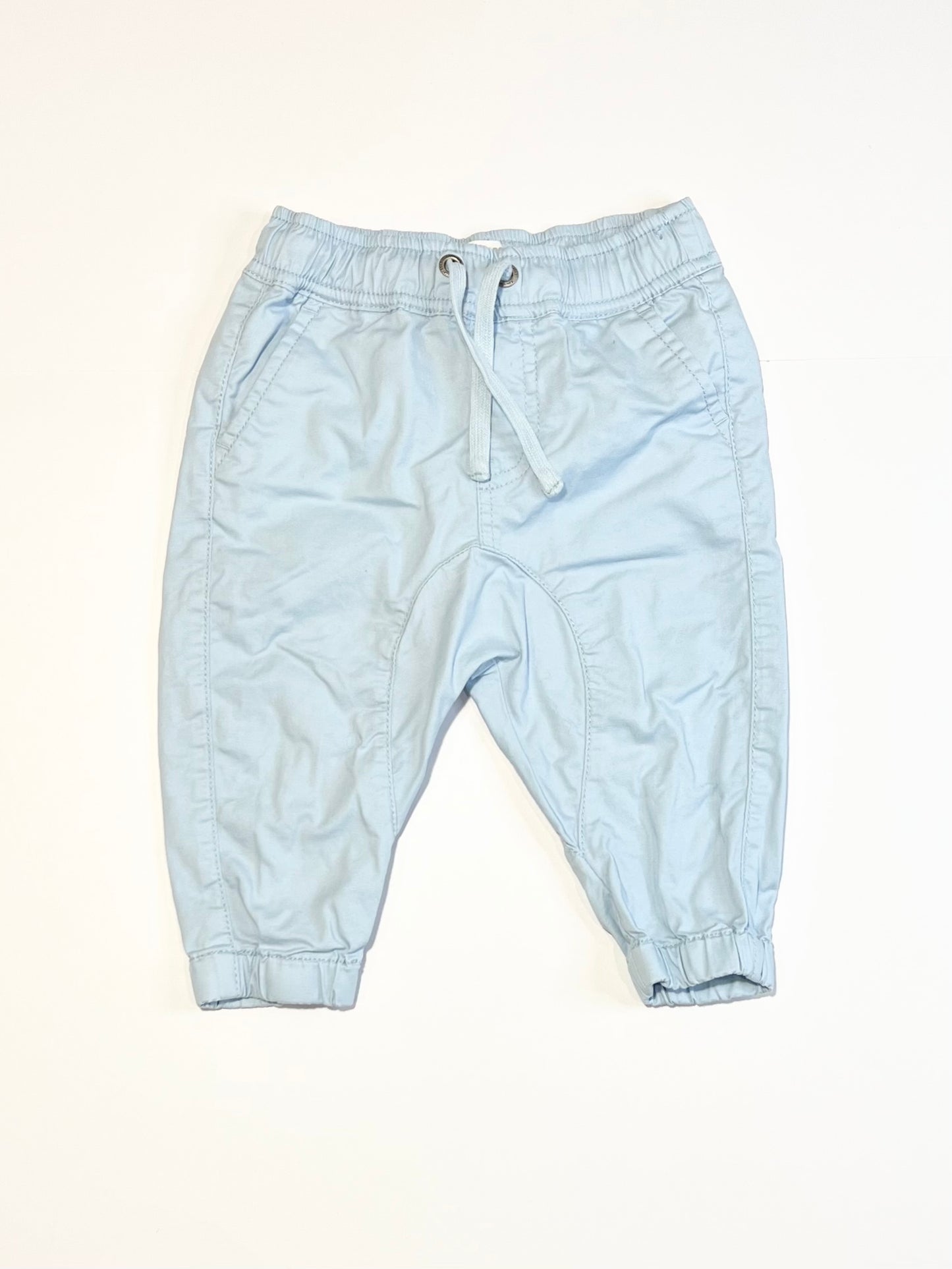 Blue cuffed pants - Size 0