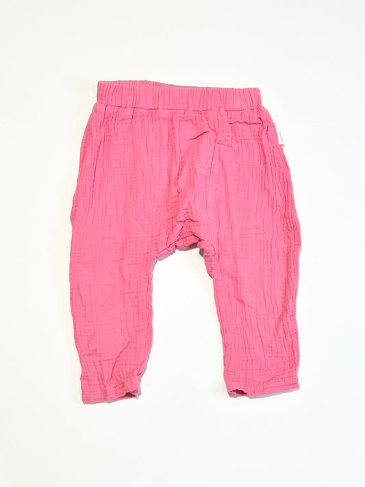 Pink muslin pants - Size 0