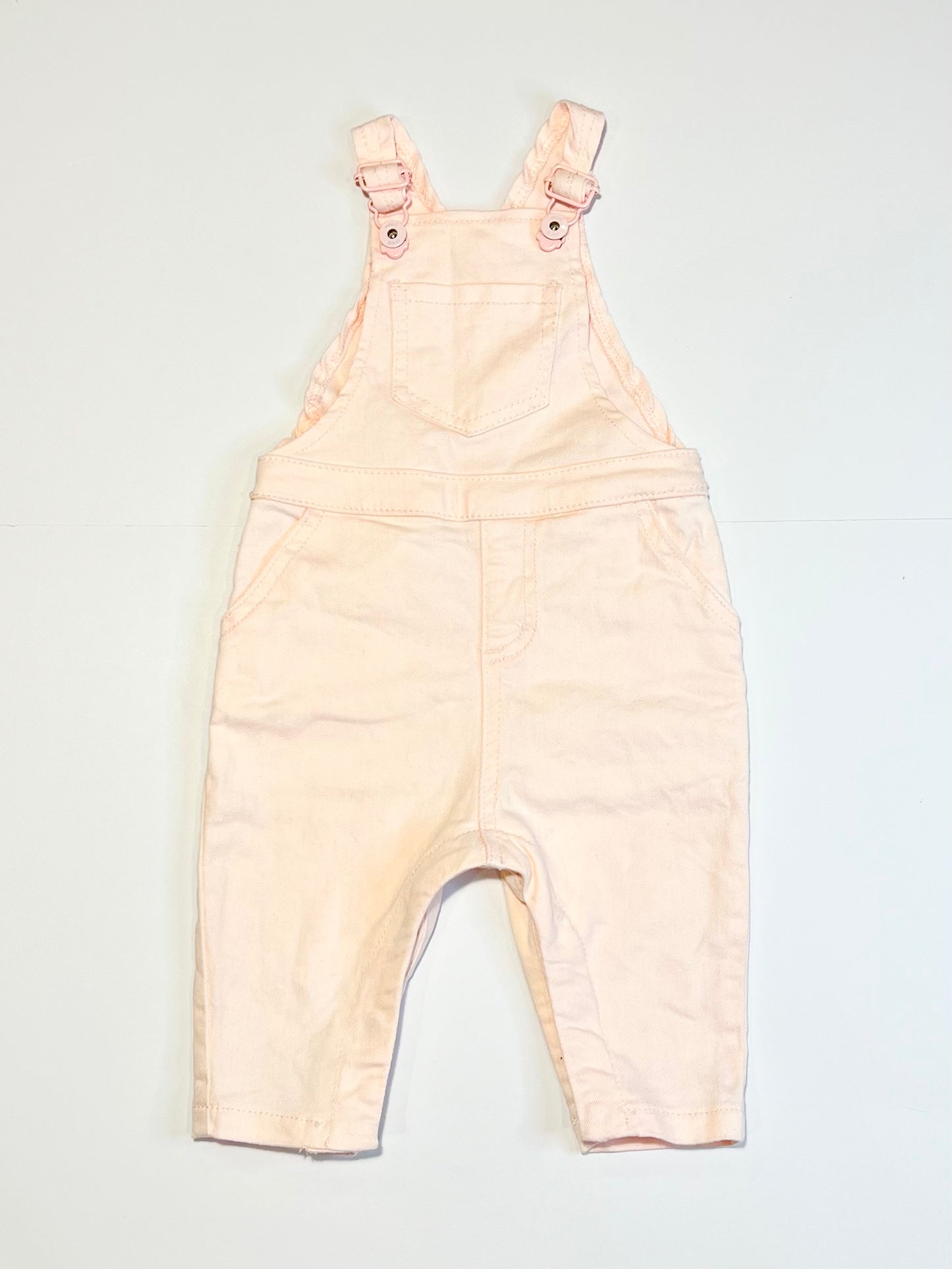Pink denim overalls - Size 0
