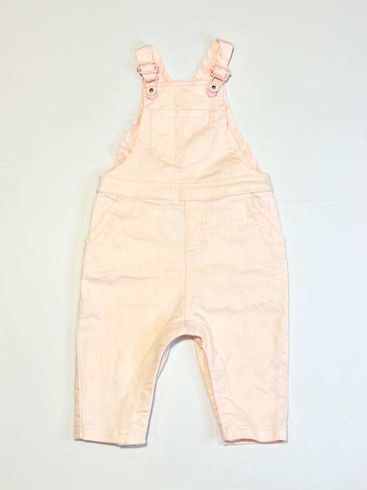 Pink denim overalls - Size 0