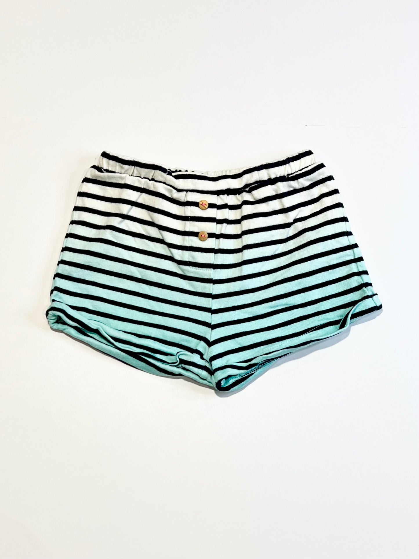 Striped jersey shorts - Size 2