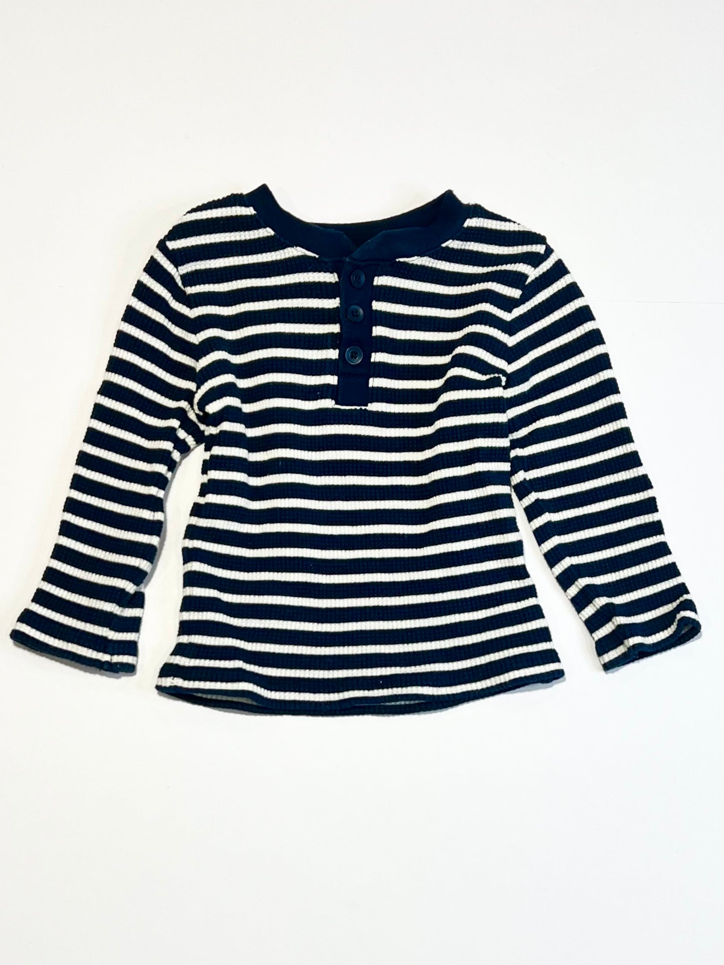 Ribbed henley top - Size 00