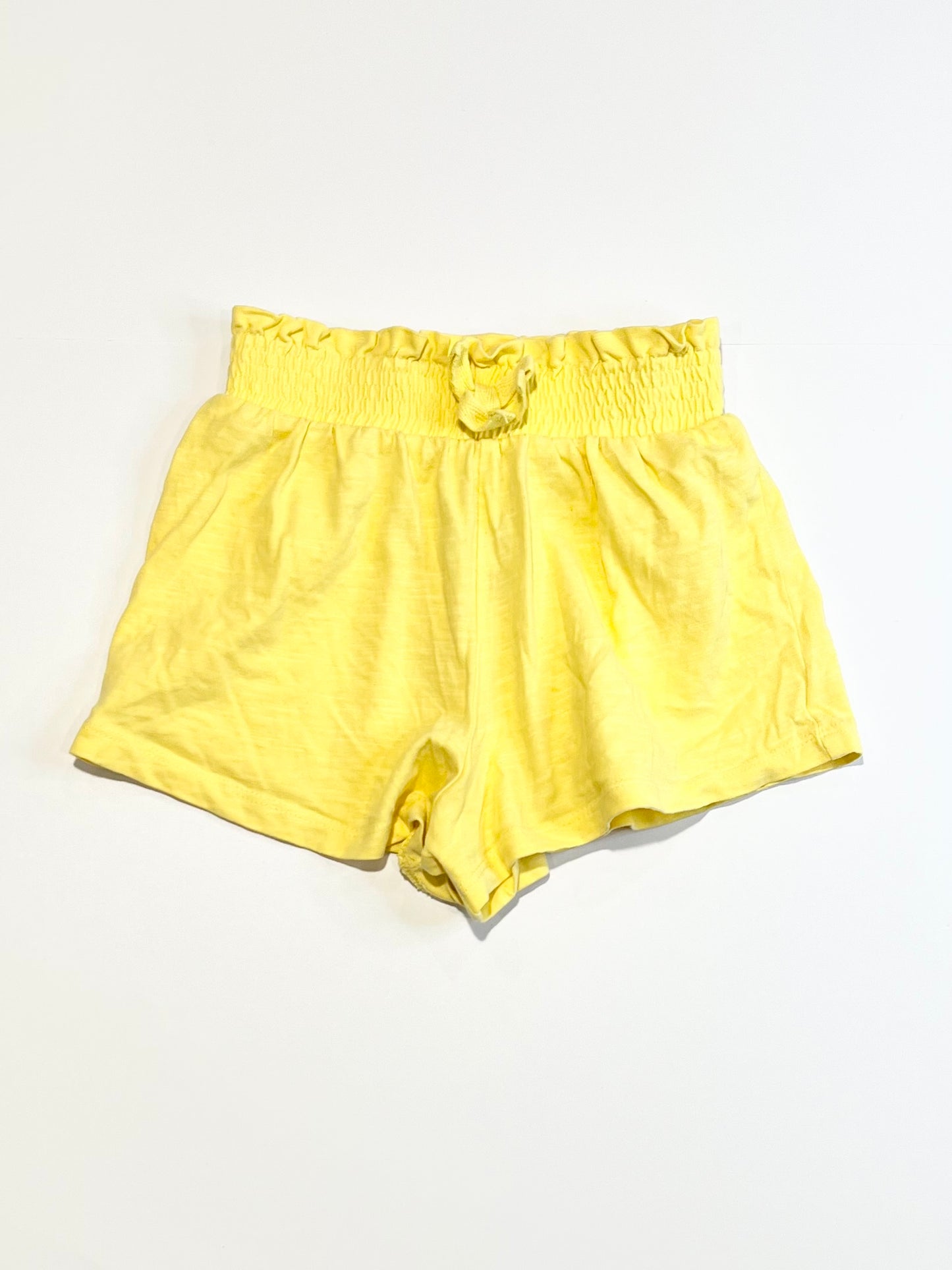 Yellow jersey shorts - Size 2