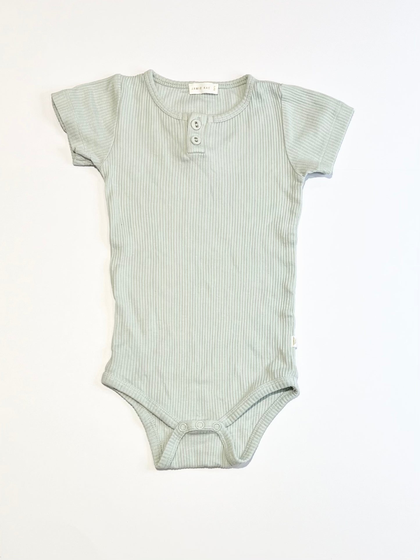 Green ribbed bodysuit - Size 2
