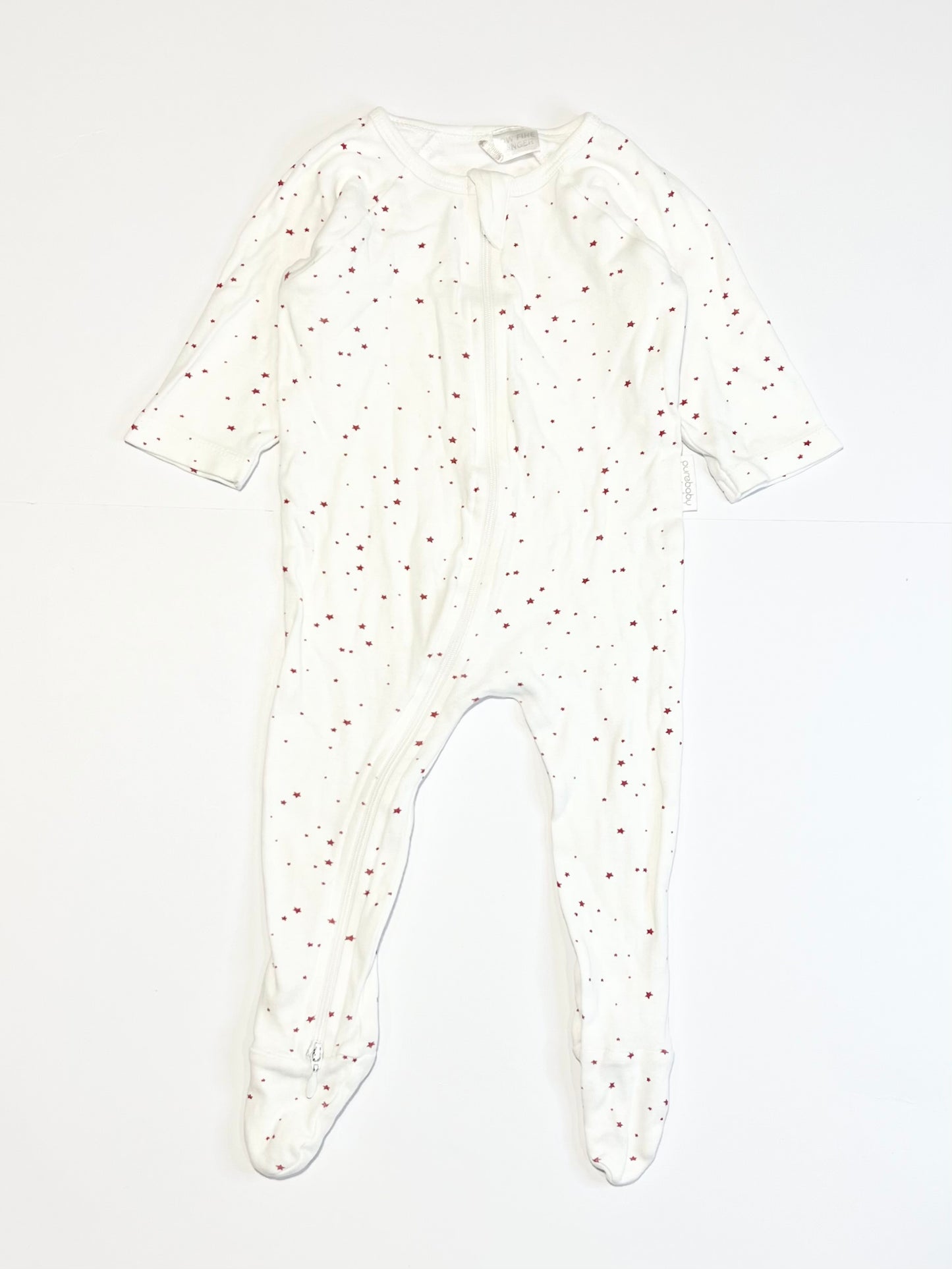 Stars zip onesie - Size 00