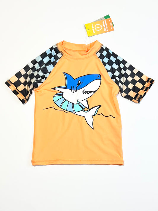 Shark rashie brand new - Size 2