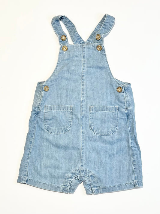 Denim shortalls - Size 2