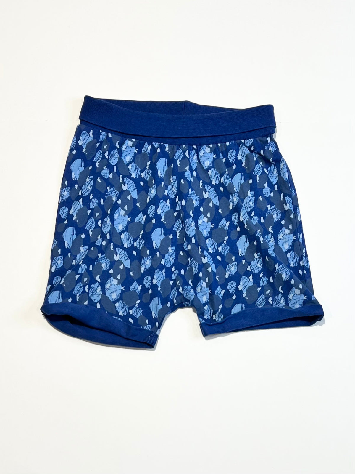 Blue jersey shorts - Size 2