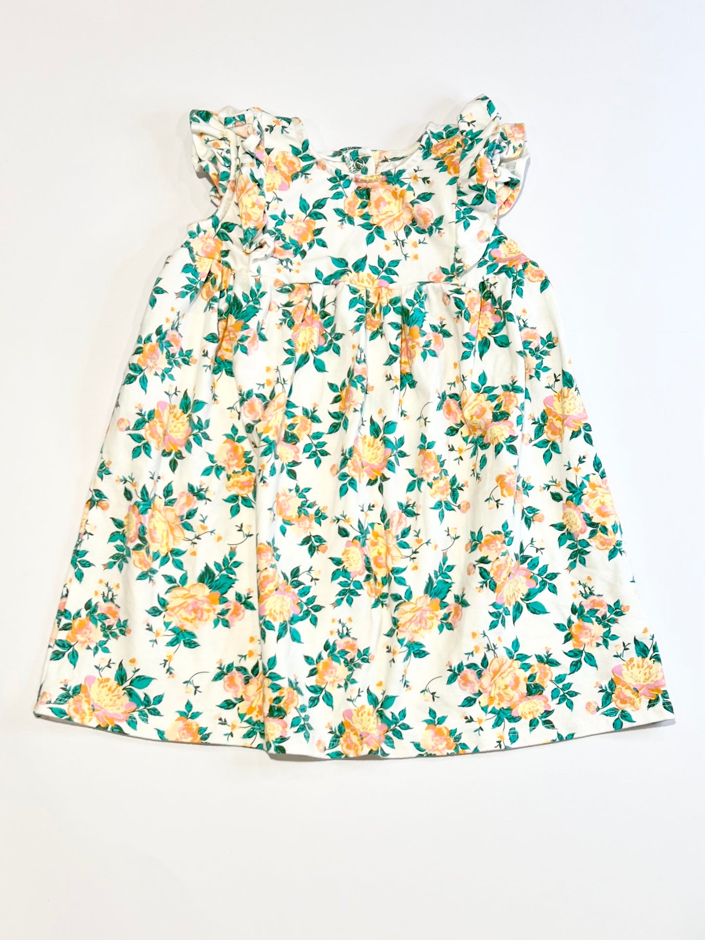 Floral jersey dress - Size 2