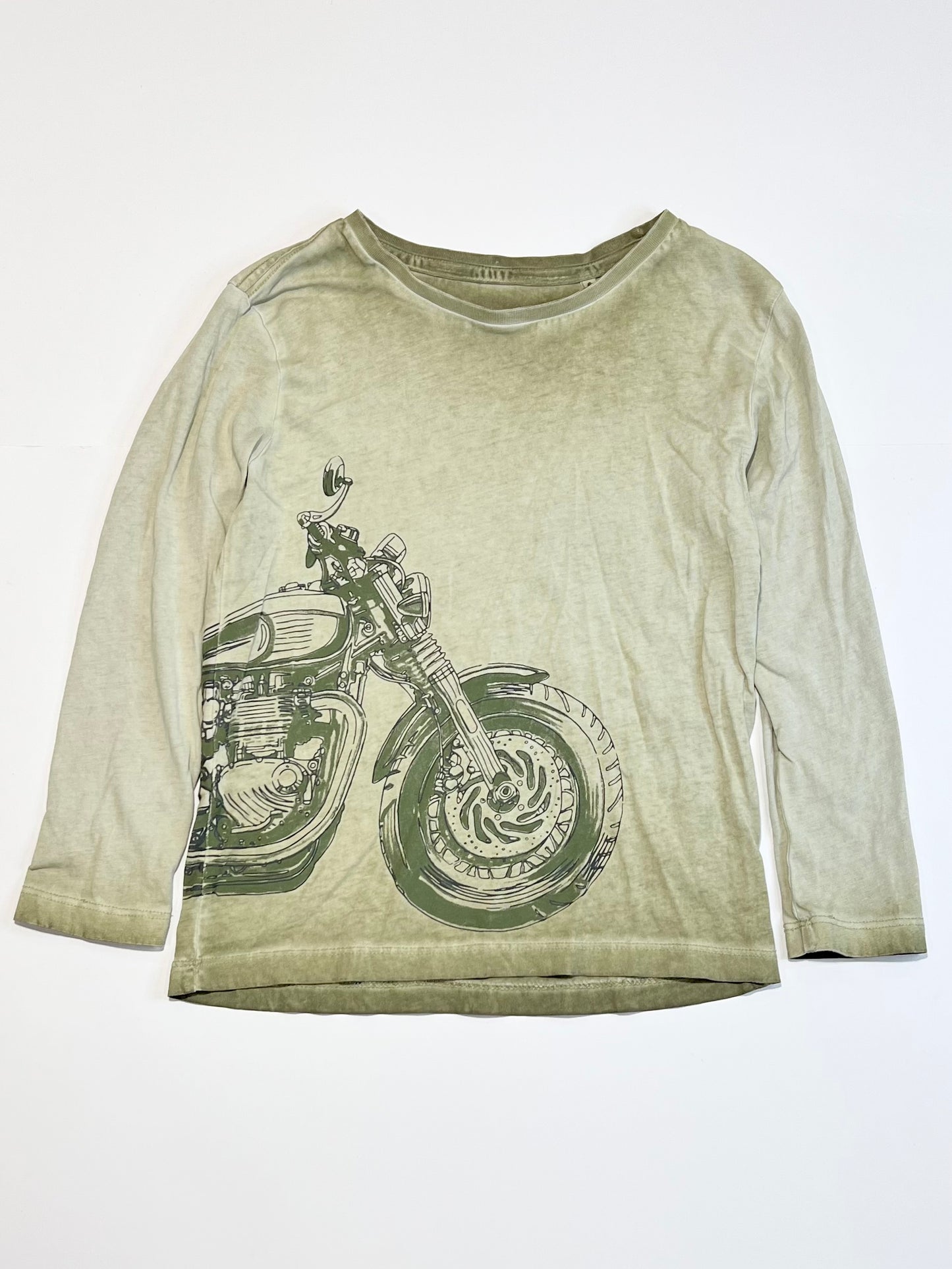 Green ombre motorbike top - Size 5