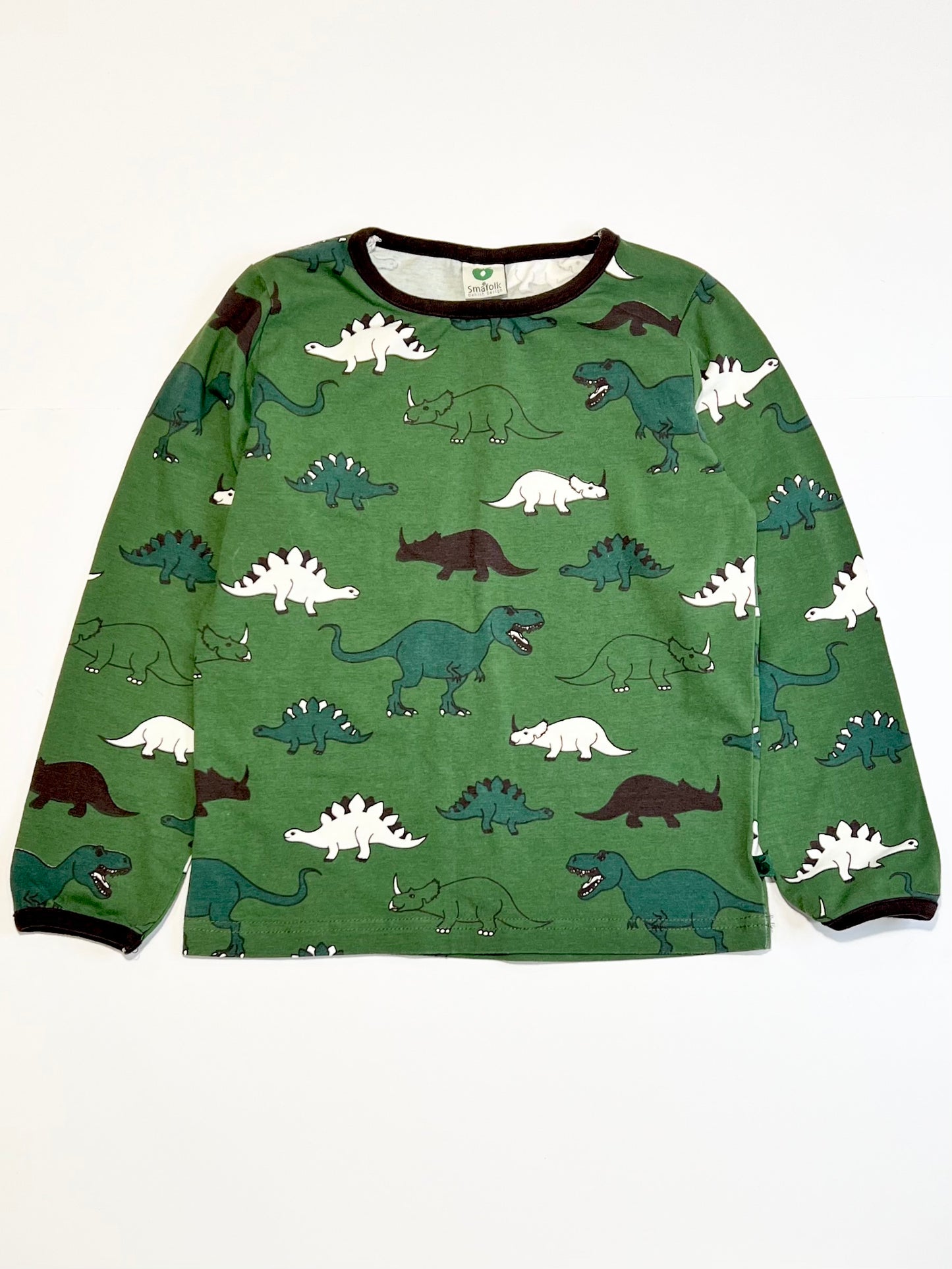 Green dinos top - Size 5-6