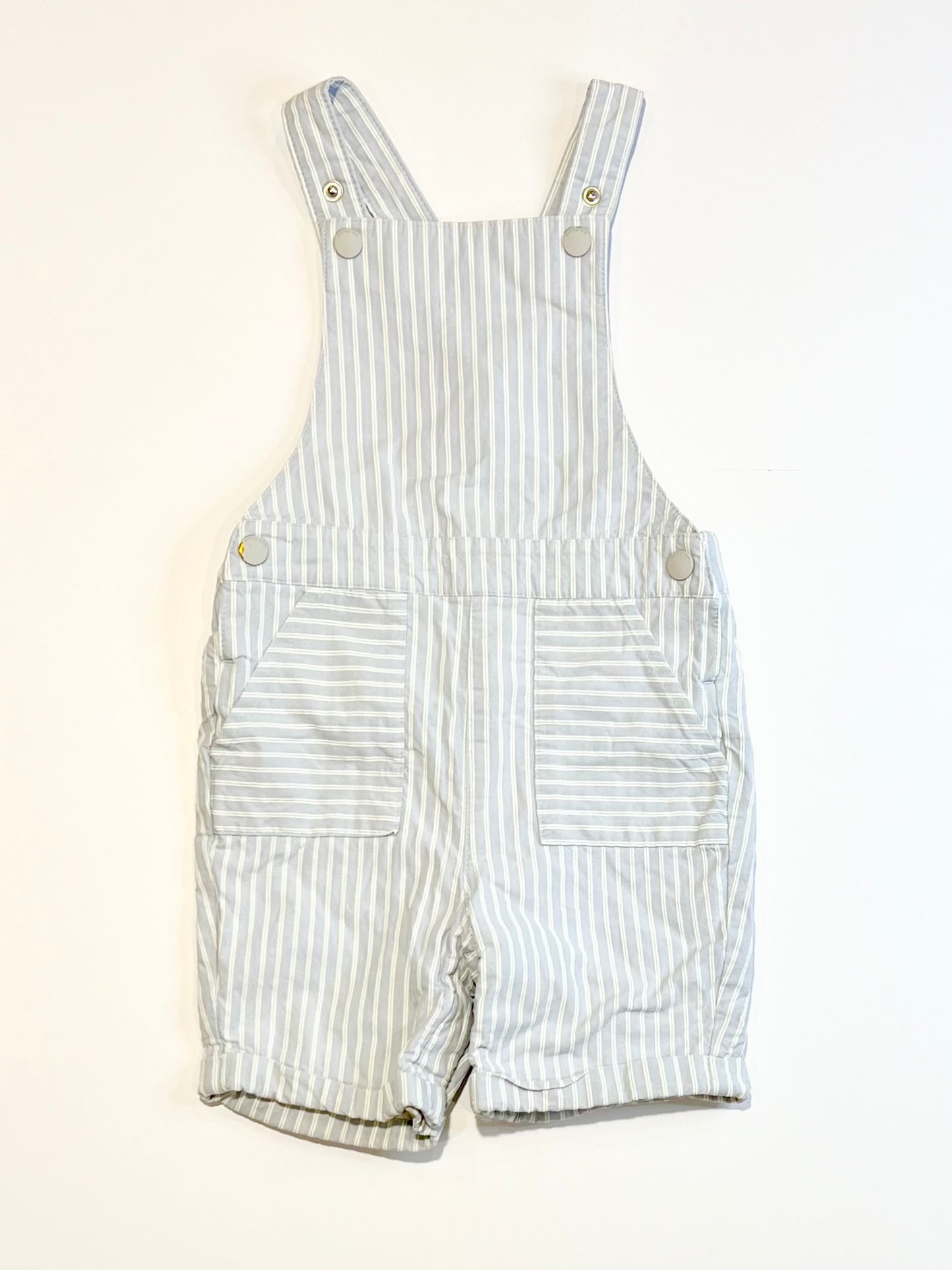 Blue striped overalls - Size 1