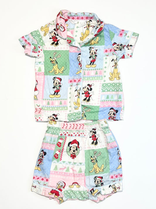 Christmas Mickey pyjamas - Size 2