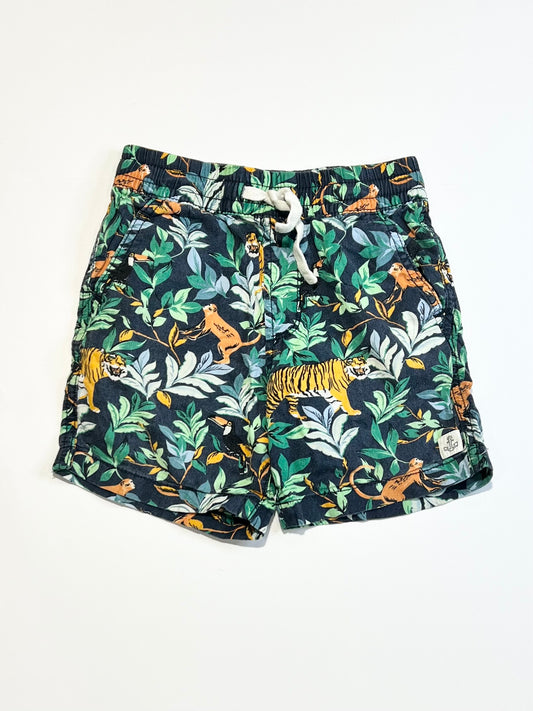 Tigers and monkeys shorts - Size 5