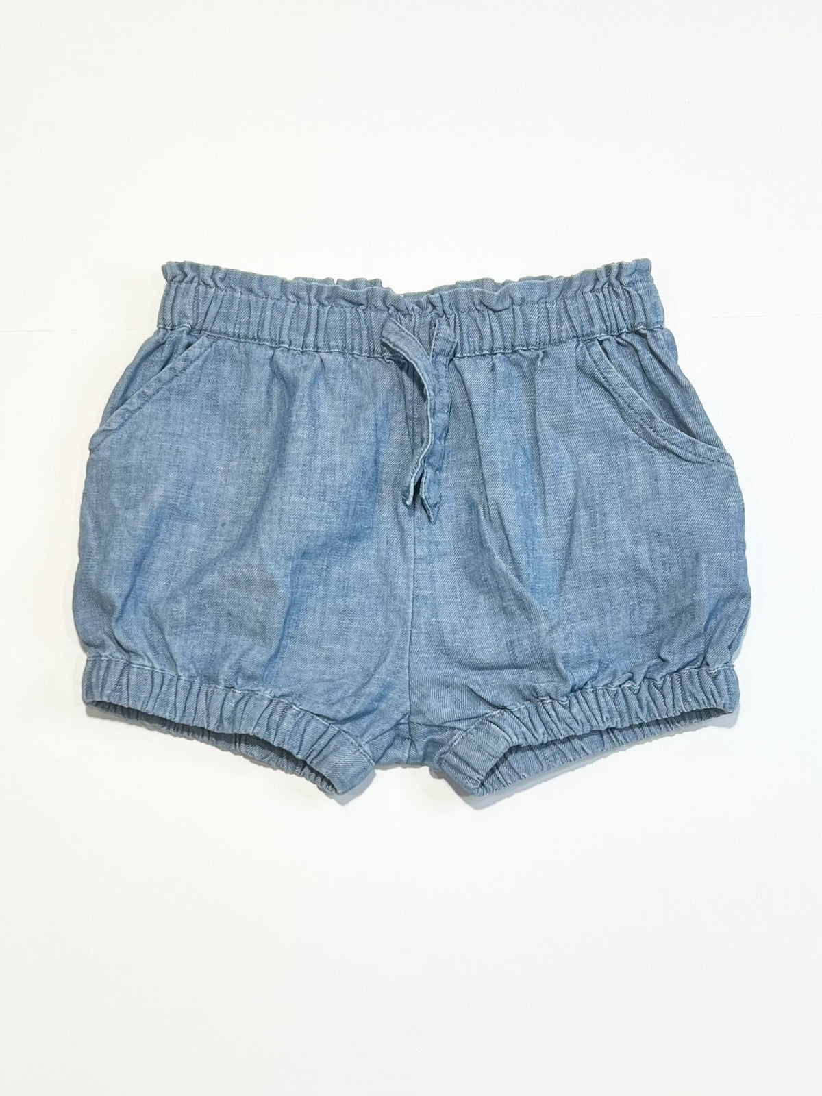 Blue woven shorts - Size 2