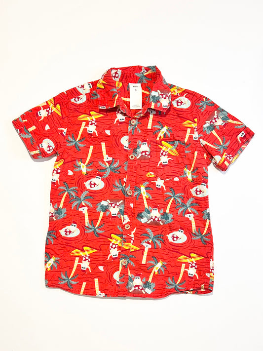 Surfing Santa shirt - Size 5