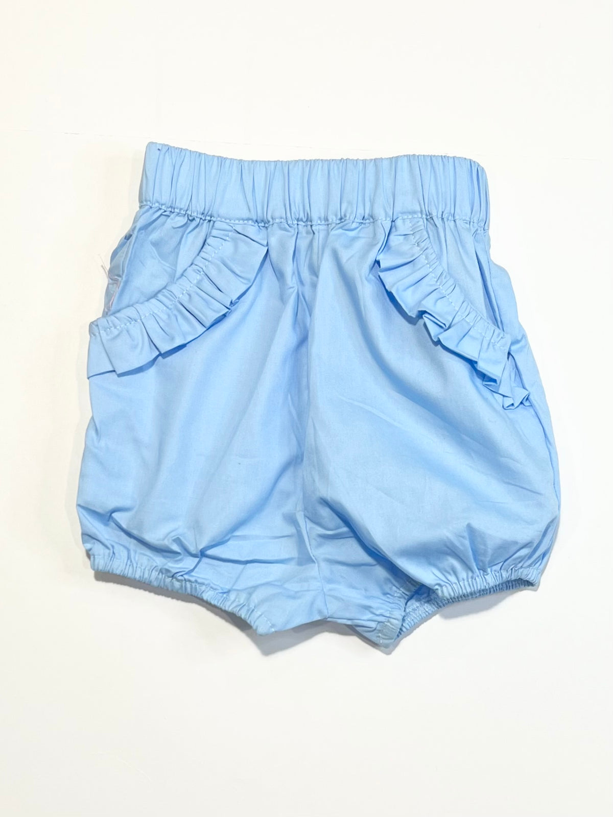 Blue ruffle bloomers - Size 2
