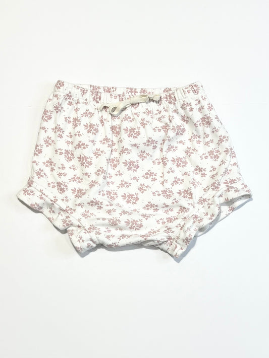 Floral jersey bloomers - Size 2