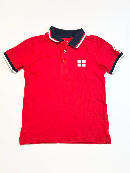 Red polo shirt - Size 5