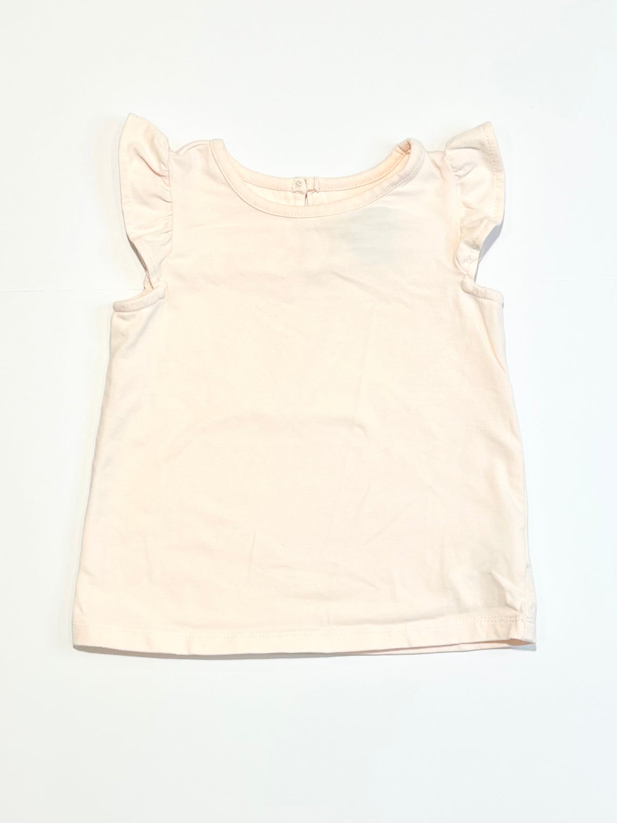 Pink ruffle tank - Size 2
