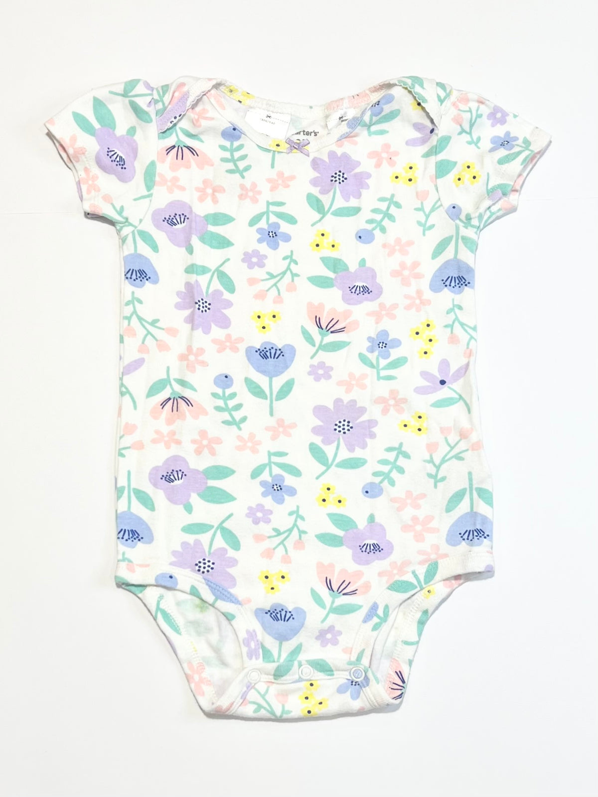 Ribbed floral bodysuit - Size 2