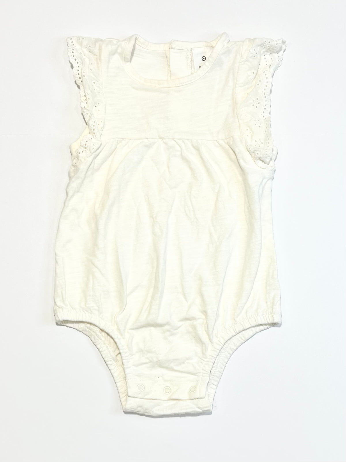 White ruffle bodysuit - Size 2
