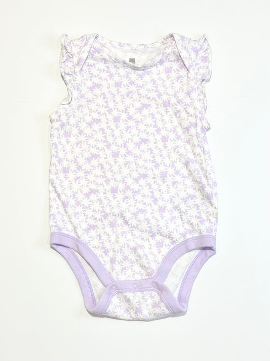 Floral ruffle bodysuit - Size 2