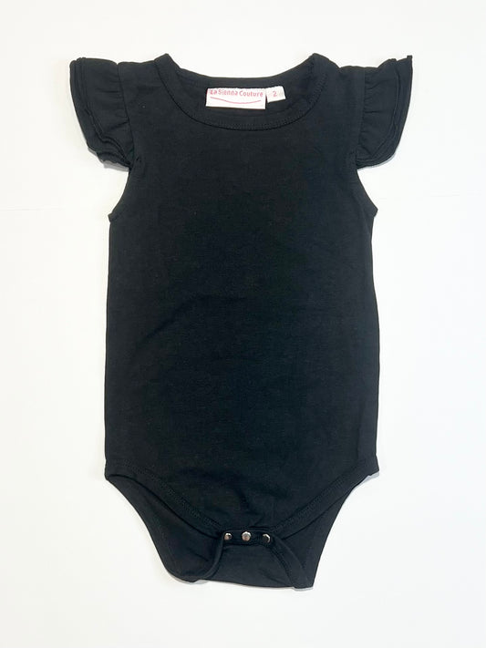 Flutter sleeve bodysuit - Size 2