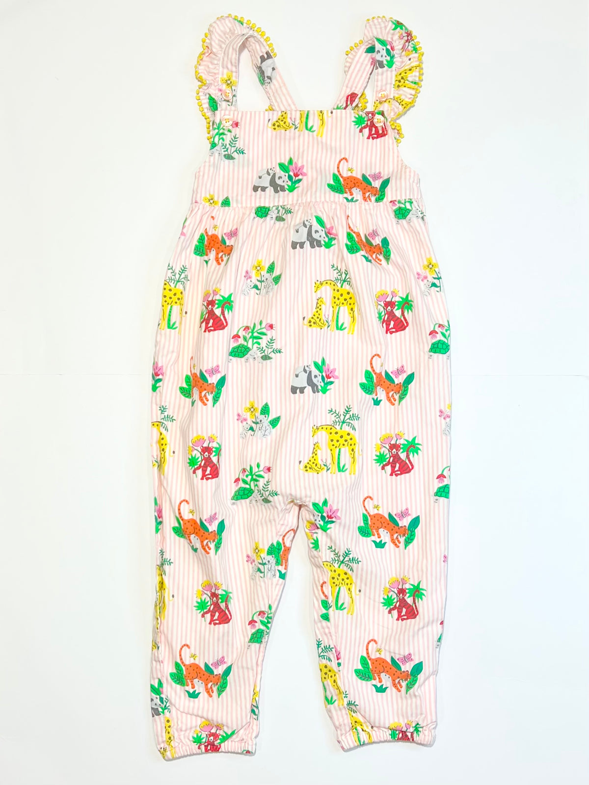 Striped animals jumpsuit - Size 2-3