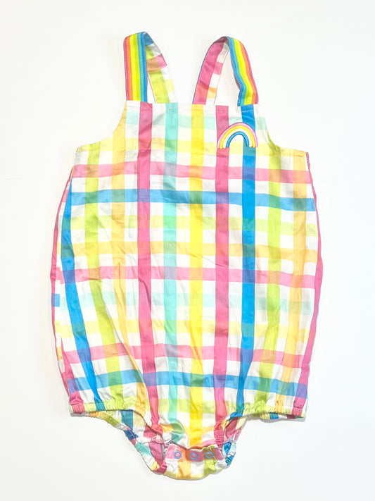Rainbow romper - Size 2