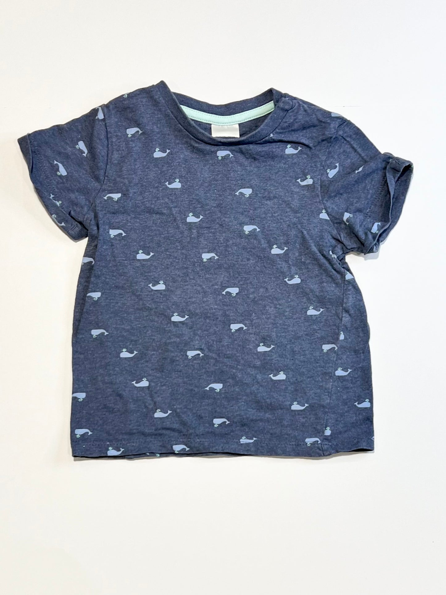 Blue whales tee - Size 1