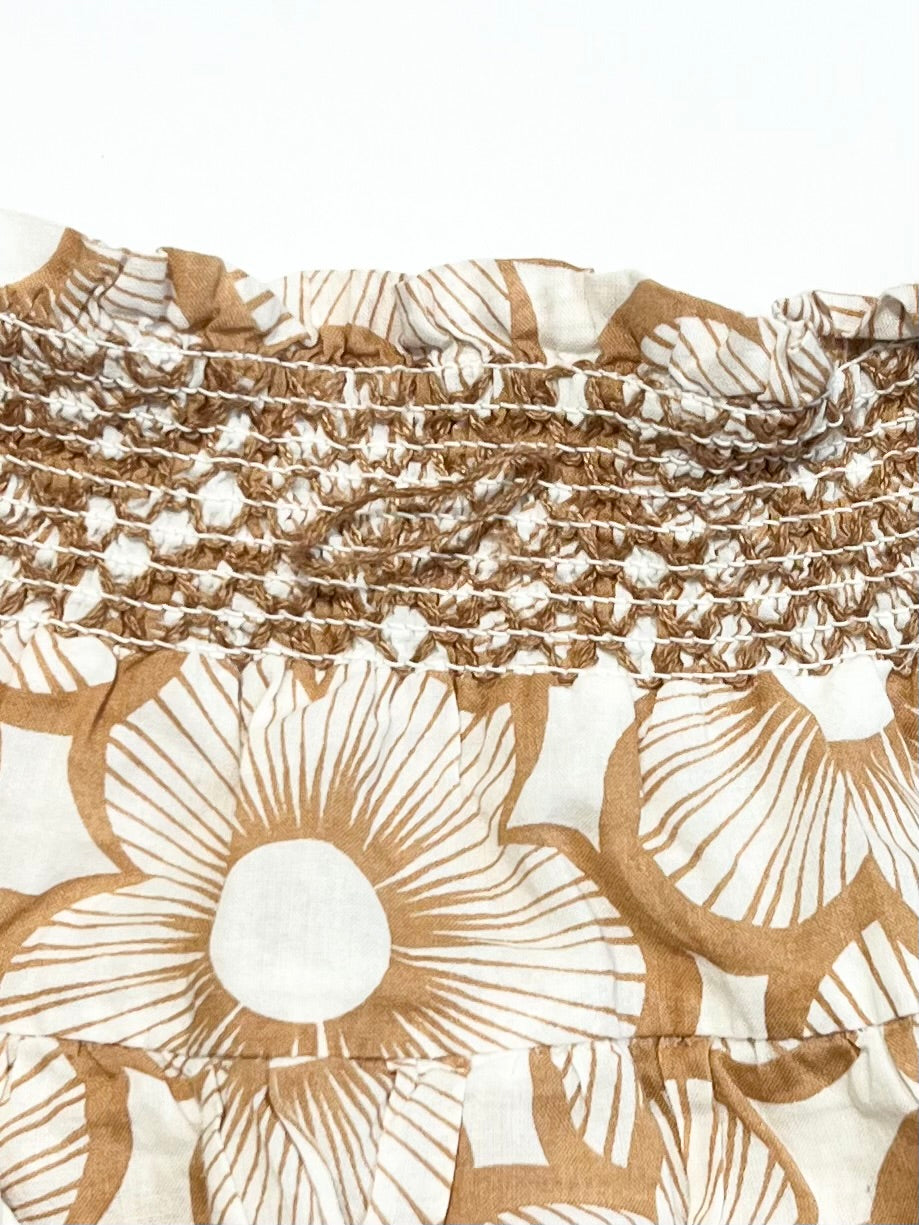 Brown floral set - Size 2