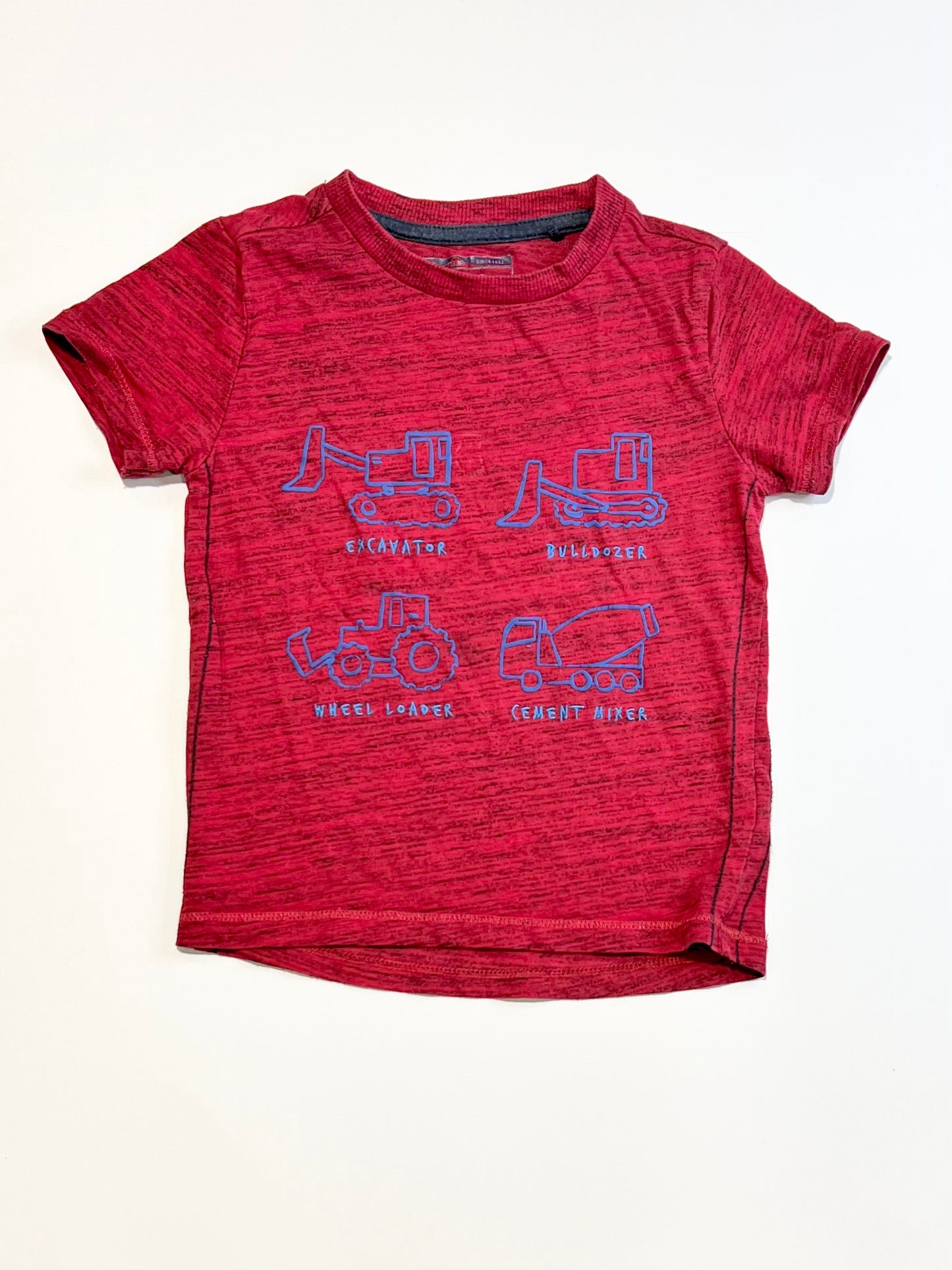 Red diggers tee - Size 1