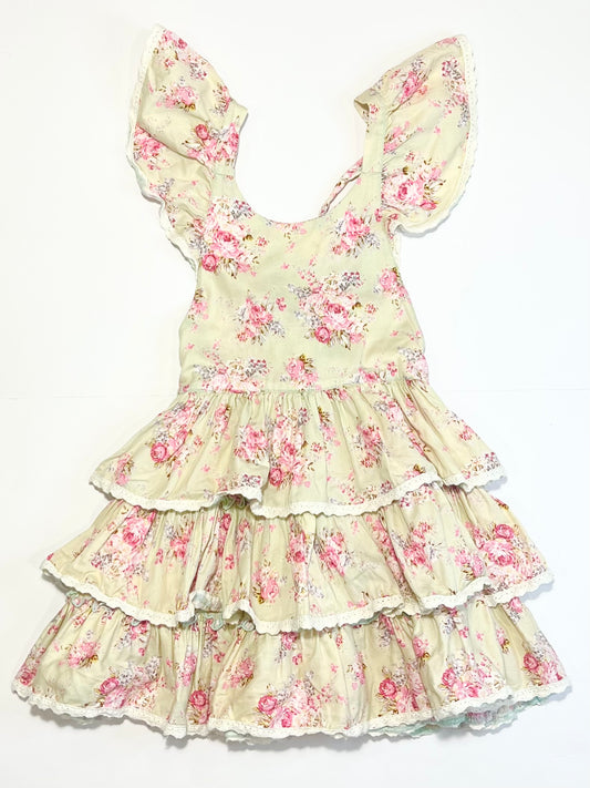 Tiered floral dress - Size 2